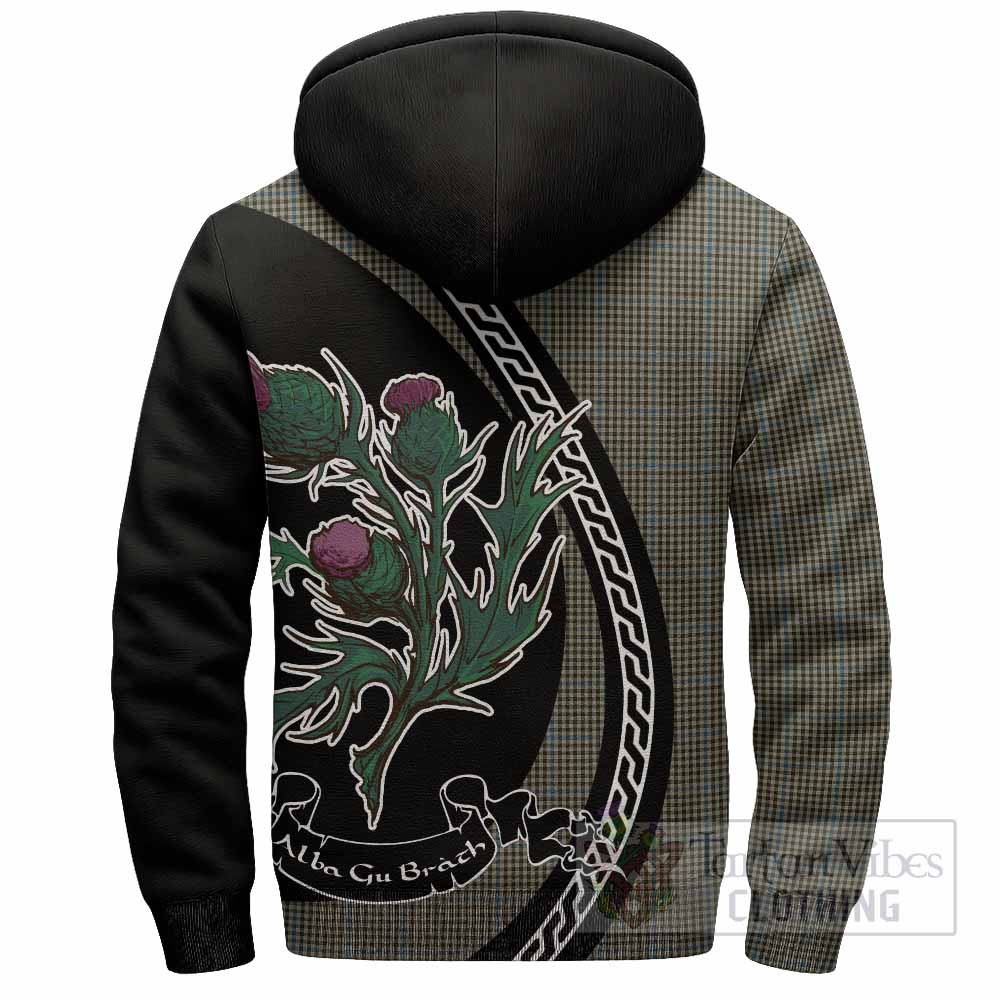Haig Family Crest Tartan Sherpa Hoodie Alba Thistle Inspired - Tartan Vibes Clothing