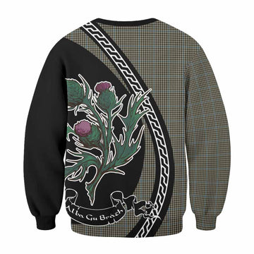 Haig Family Crest Tartan Sweatshirt Alba Thistle Inspired