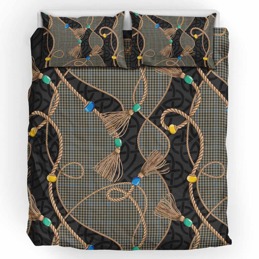 Haig Scottish Tartan Twisted Ropes Stylized Bedding Set UK Bedding Set UK King 91*87 inch - Tartan Vibes Clothing