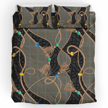 Haig Scottish Tartan Twisted Ropes Stylized Bedding Set UK Bedding Set UK King 91*87 inch - Tartan Vibes Clothing