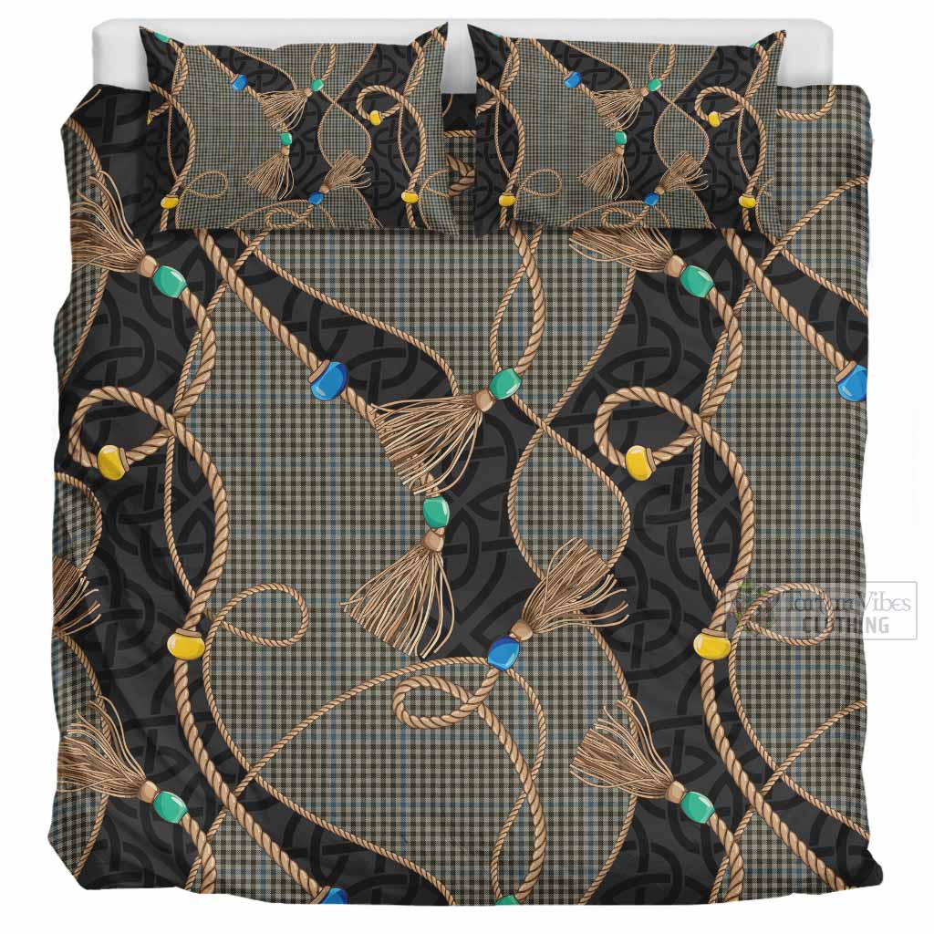 Haig Scottish Tartan Twisted Ropes Stylized Bedding Set UK Bedding Set UK Super King 104*94 inch - Tartan Vibes Clothing