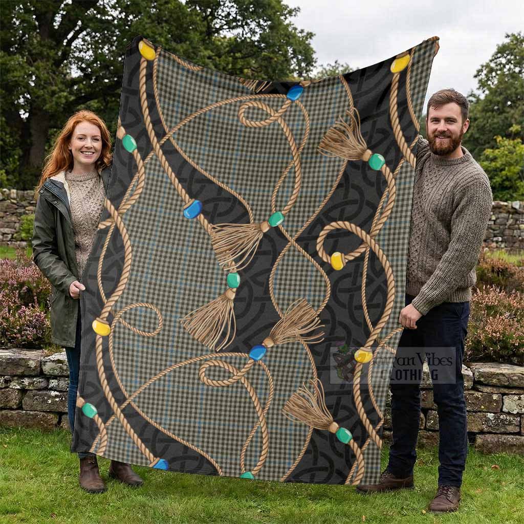 Haig Scottish Tartan Twisted Ropes Stylized Blanket - Tartan Vibes Clothing