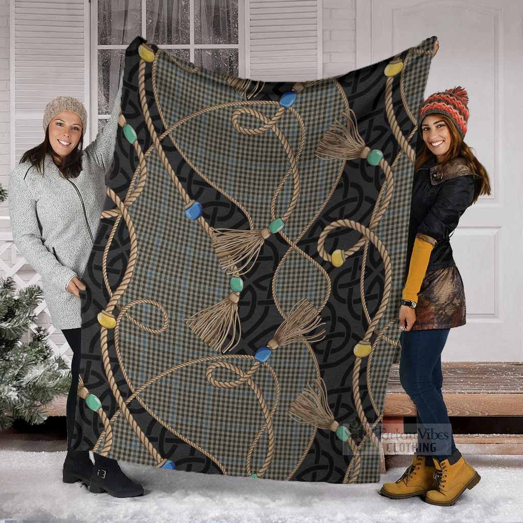 Haig Scottish Tartan Twisted Ropes Stylized Blanket - Tartan Vibes Clothing