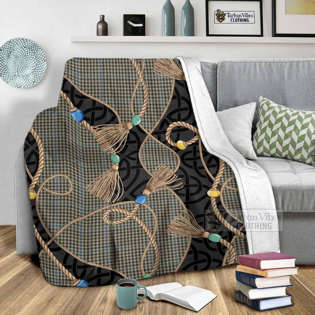 Haig Scottish Tartan Twisted Ropes Stylized Blanket - Tartan Vibes Clothing