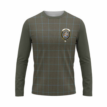 Haig Tartan Accent Long Sleeve T-Shirt with Family Crest