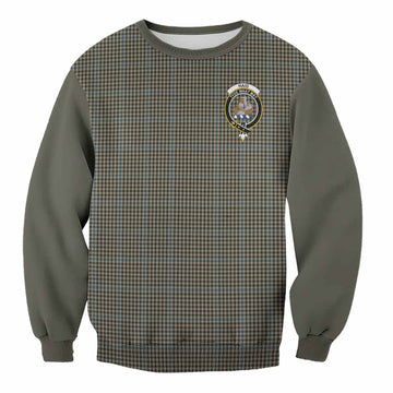 Haig Tartan Accent Sweatshirt with Family Crest
