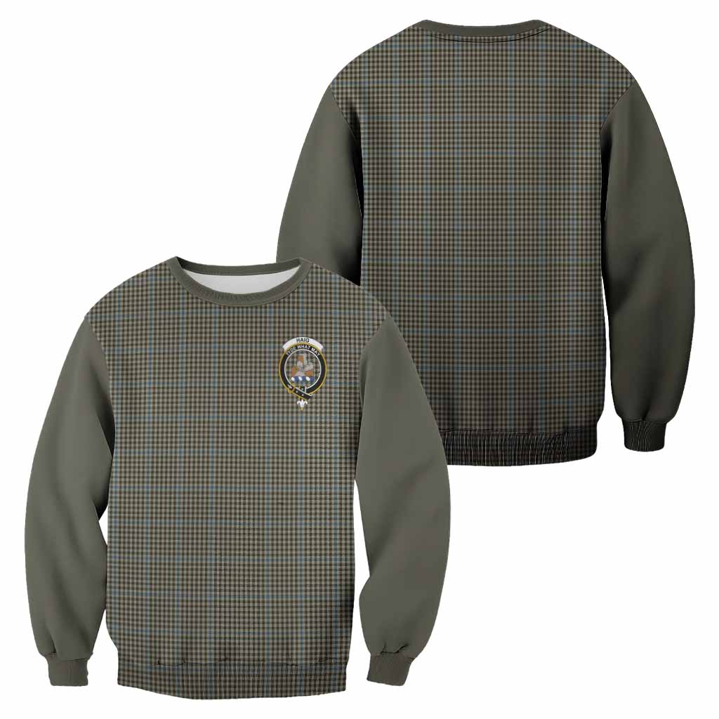 Haig Tartan Accent Sweatshirt with Family Crest
