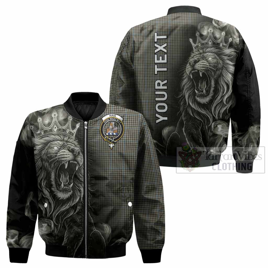 Haig Tartan Bomber Jacket Roaring Lion Heritage