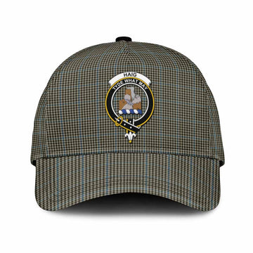 Haig Tartan Classic Cap with Family Crest
