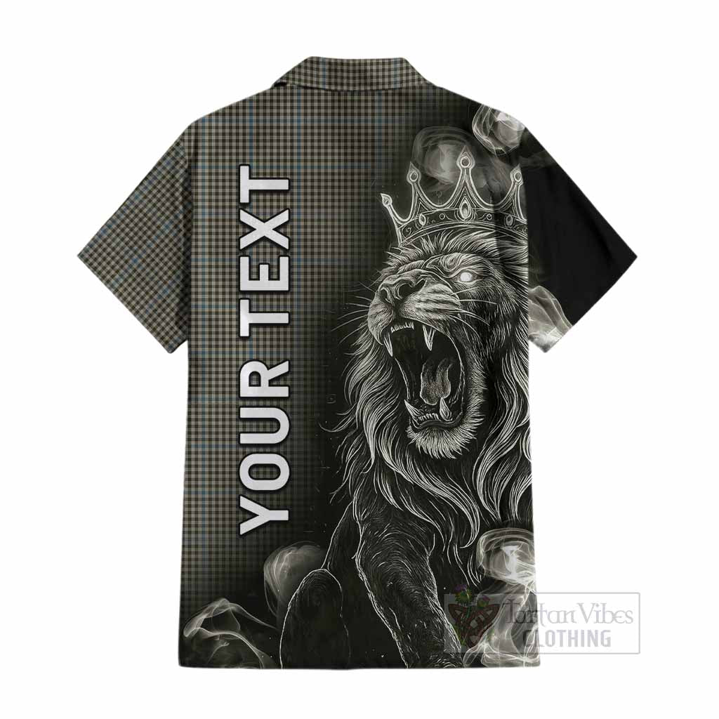 Haig Tartan Cotton Hawaiian Shirt Roaring Lion Heritage