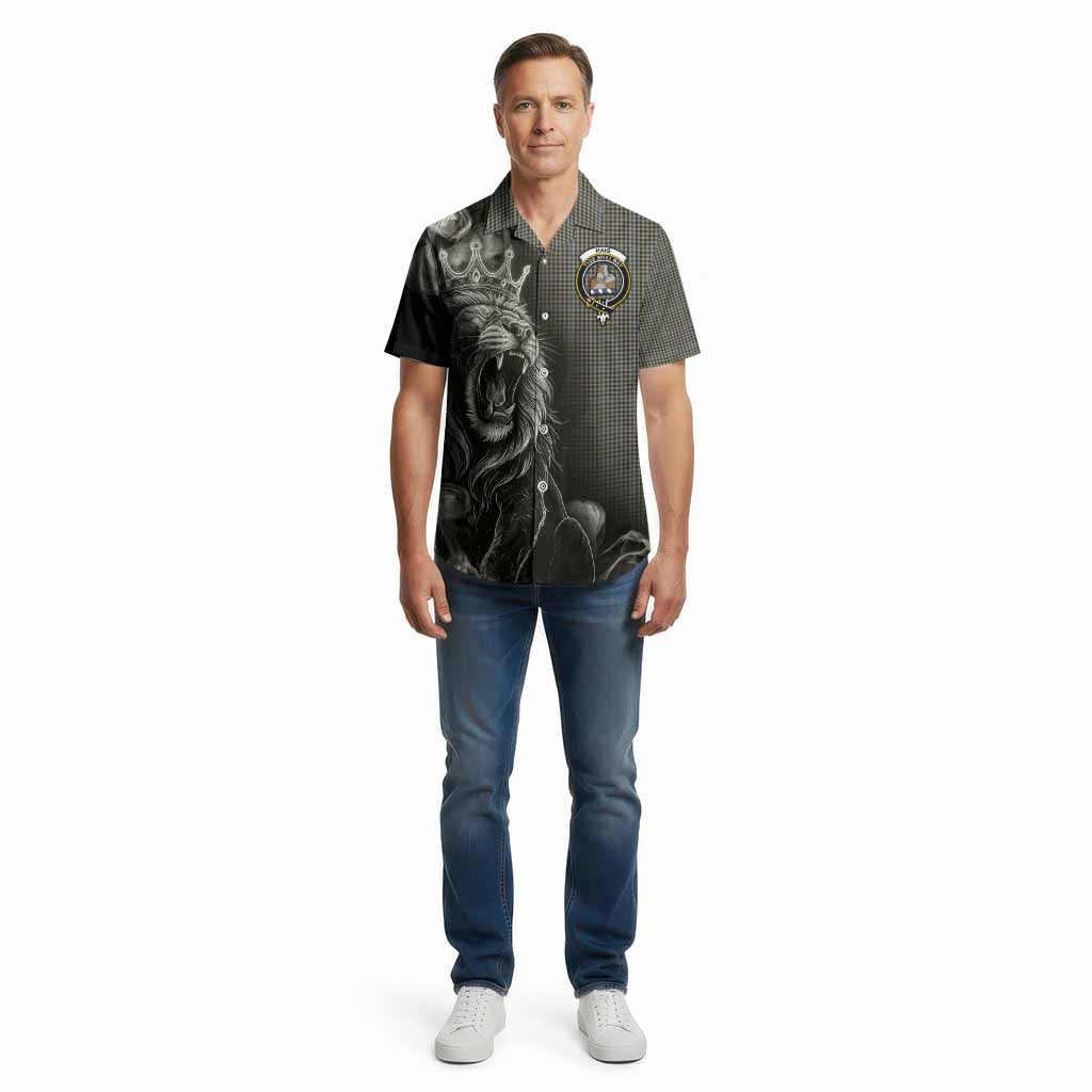Haig Tartan Cotton Hawaiian Shirt Roaring Lion Heritage