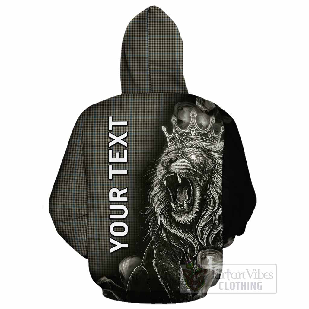 Haig Tartan Cotton Hoodie Roaring Lion Heritage