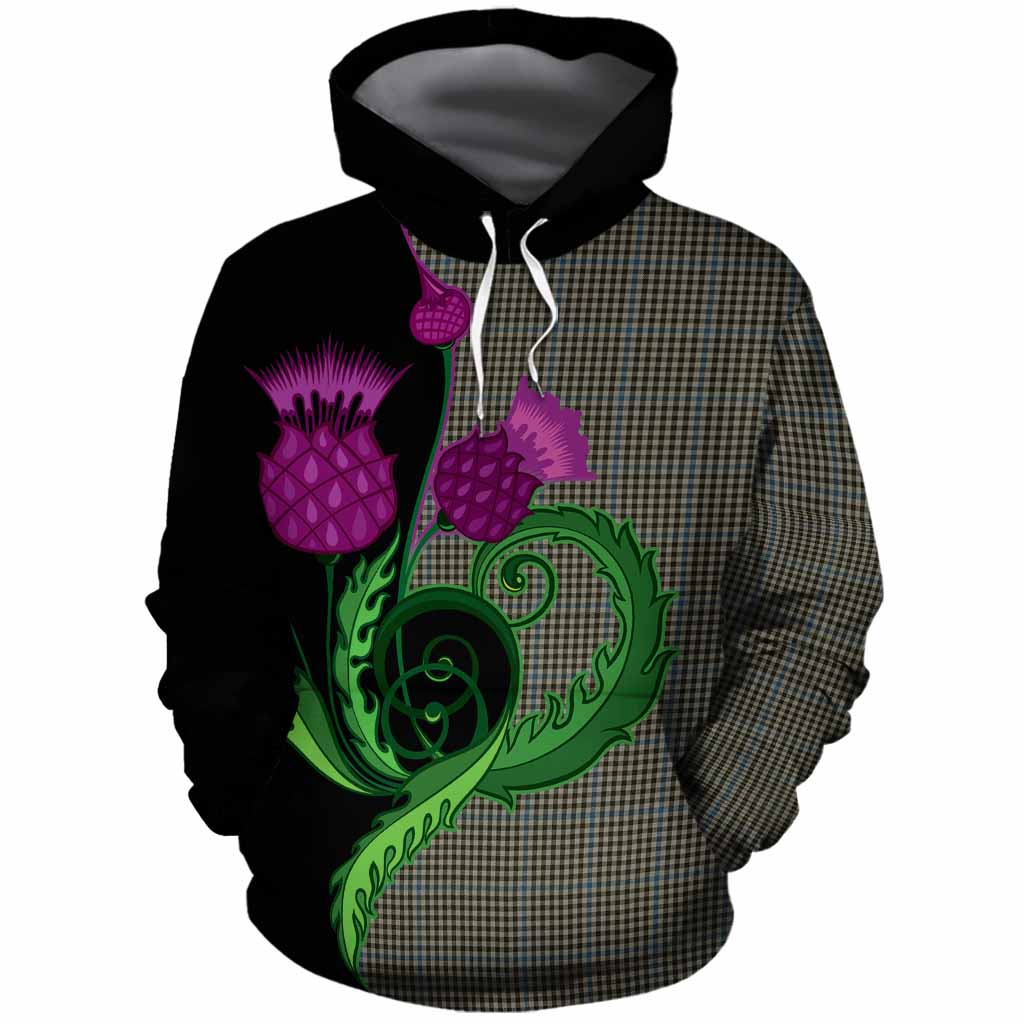 Haig Tartan Cotton Hoodie Traditional Scottish Thistle