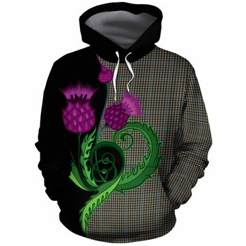 Haig Tartan Cotton Hoodie Traditional Scottish Thistle