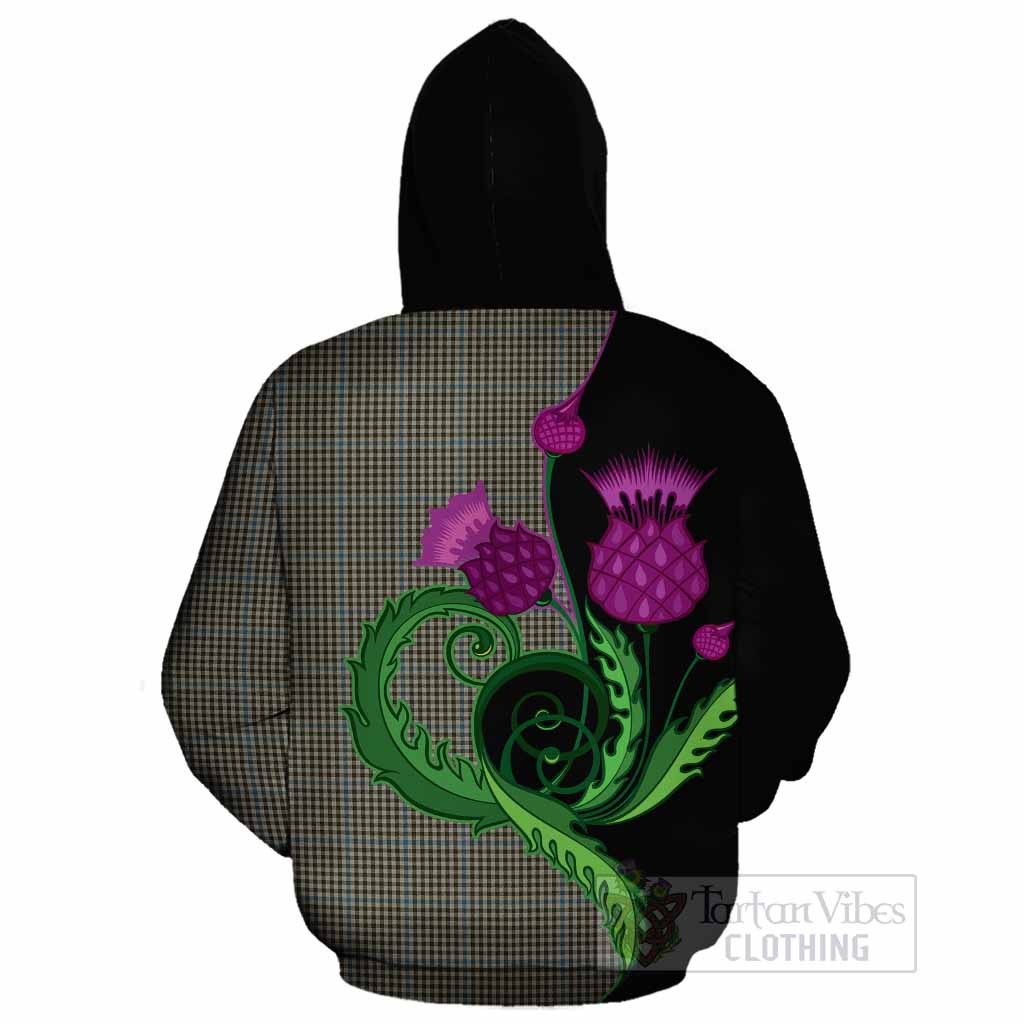 Haig Tartan Cotton Hoodie Traditional Scottish Thistle