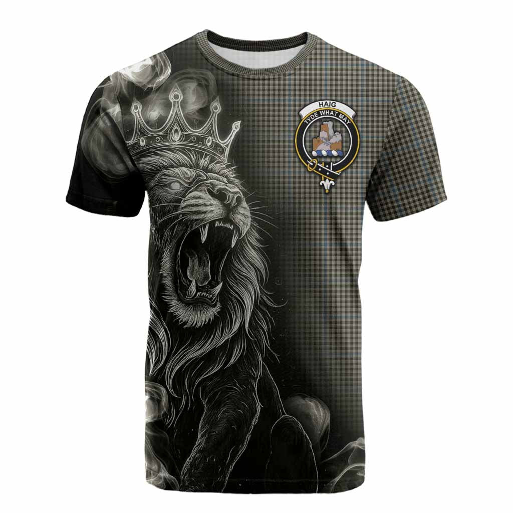 Haig Tartan Cotton T-shirt Roaring Lion Heritage