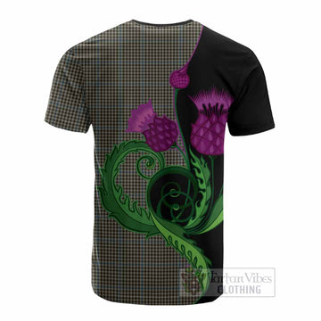 Haig Tartan Cotton T-shirt Traditional Scottish Thistle