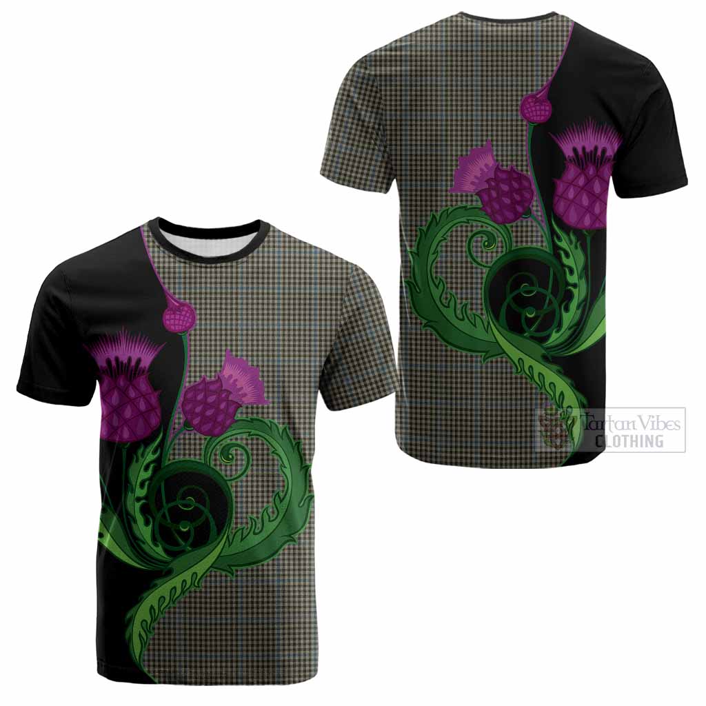 Haig Tartan Cotton T-shirt Traditional Scottish Thistle