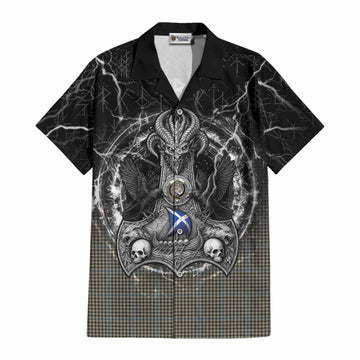 Haig Tartan Crest Cotton Hawaiian Shirt Celtic Odin's Raven Legacy