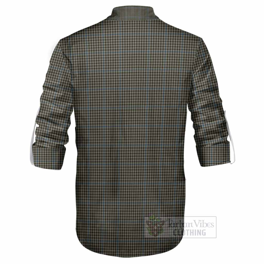 Haig Tartan Crest Ghillie Shirt Ferocious Lion Style