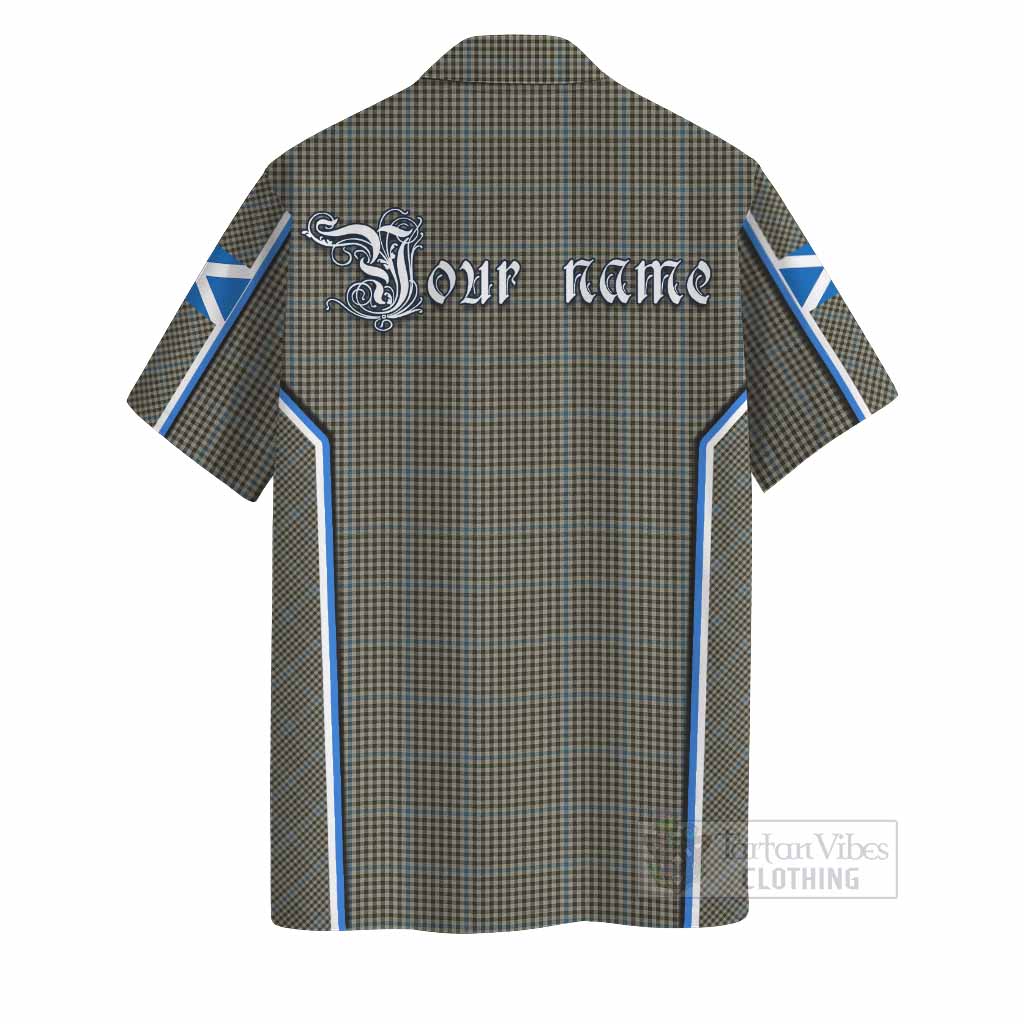 Haig Tartan Crest Hawaiian Shirt Scotland Coat of Arm Flag Style - Tartan Vibes Clothing