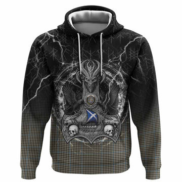 Haig Tartan Crest Hoodie Celtic Odin's Raven Legacy