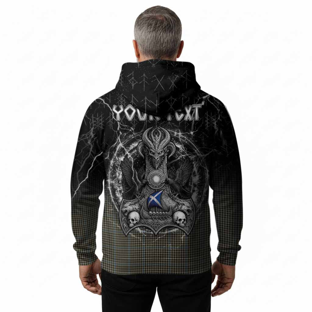 Haig Tartan Crest Hoodie Celtic Odin's Raven Legacy