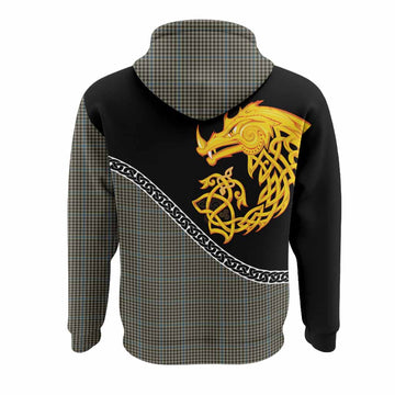 Haig Tartan Crest Hoodie Legendary Dragon Knot Half Style