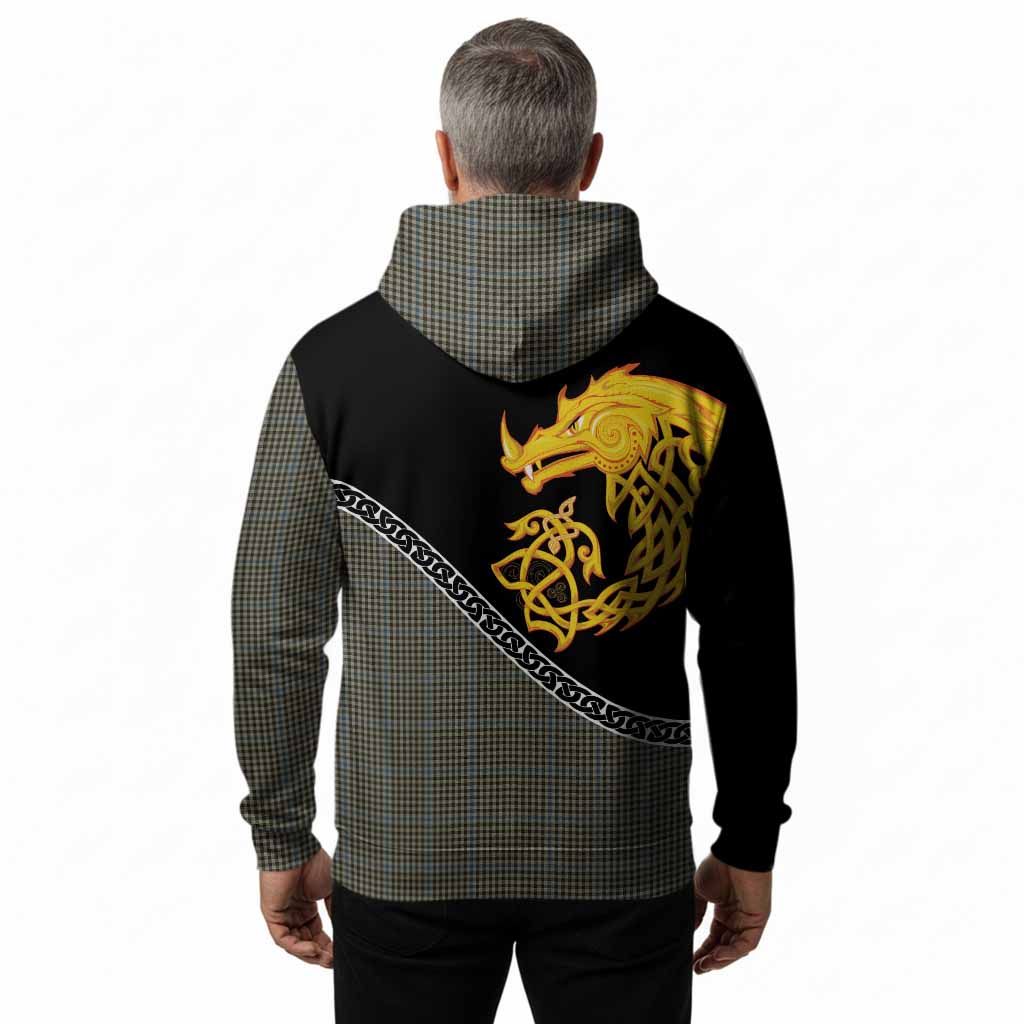 Haig Tartan Crest Hoodie Legendary Dragon Knot Half Style