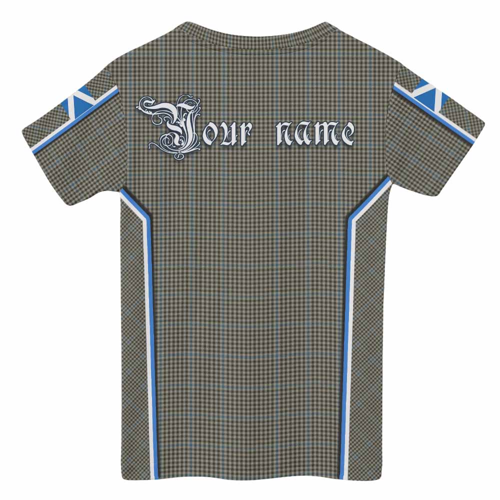 Haig Tartan Crest Kid T-shirt Scotland Coat of Arm Flag Style - Tartan Vibes Clothing