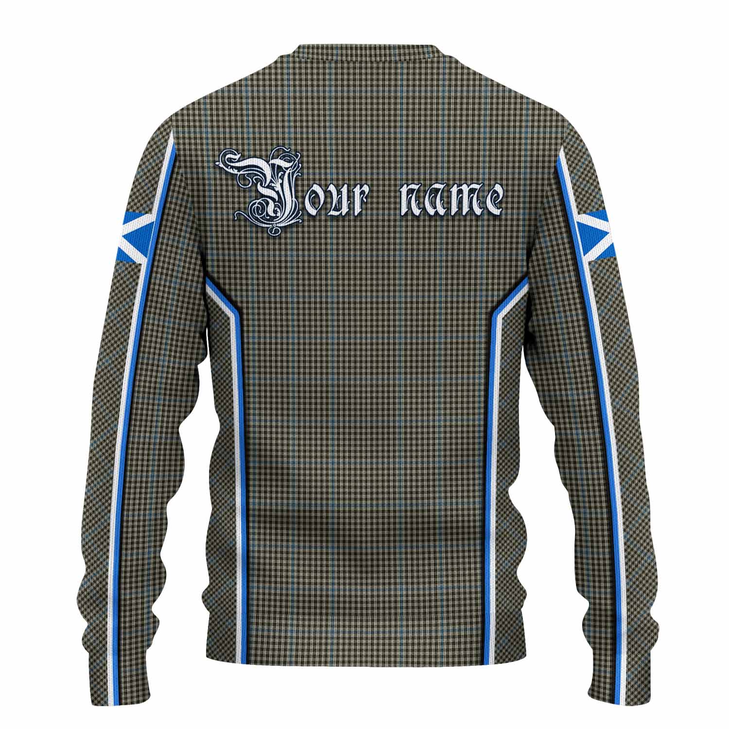 Haig Tartan Crest Knitted Sweater Scotland Coat of Arm Flag Style - Tartan Vibes Clothing