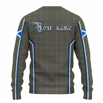 Haig Tartan Crest Knitted Sweater Scotland Coat of Arm Flag Style - Tartan Vibes Clothing