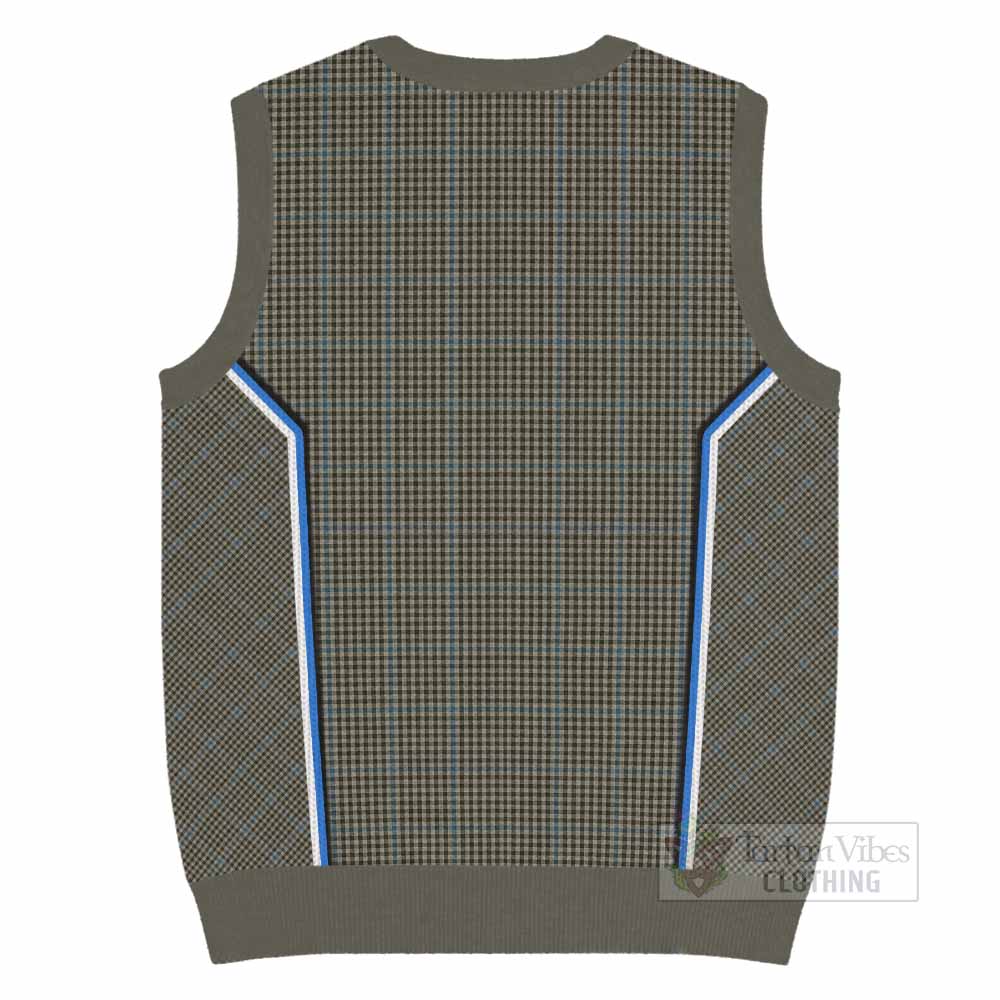 Haig Tartan Crest Knitted V-Neck Vest Scotland Coat of Arm Flag Style - Tartan Vibes Clothing