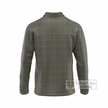 Haig Tartan Crest Long Sleeve Polo Shirt Ferocious Lion Style