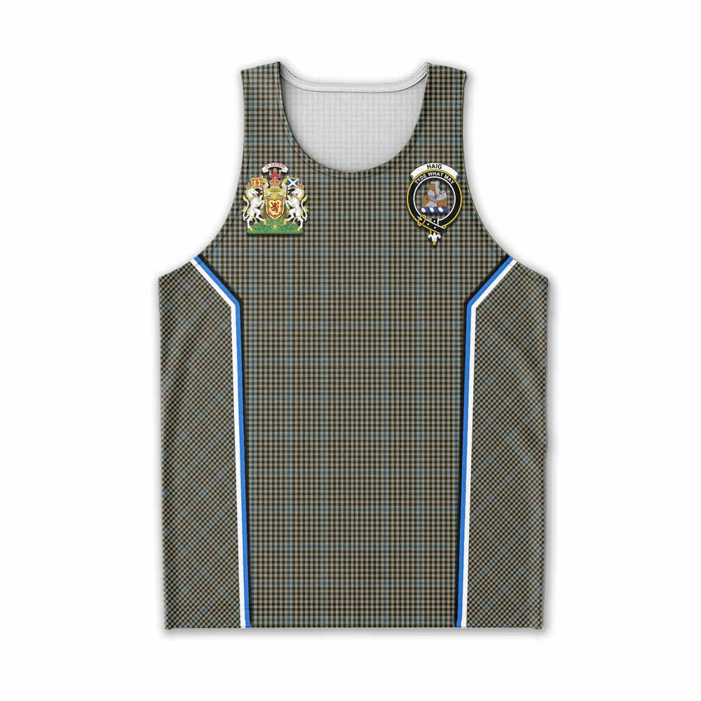 Haig Tartan Crest Men Tank Top Scotland Coat of Arm Flag Style - Tartan Vibes Clothing
