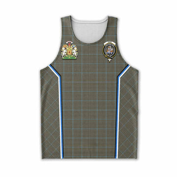 Haig Tartan Crest Men Tank Top Scotland Coat of Arm Flag Style