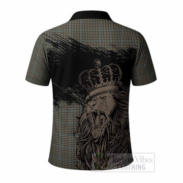Haig Tartan Crest Polo Shirt Crowned Lion Heritage Style