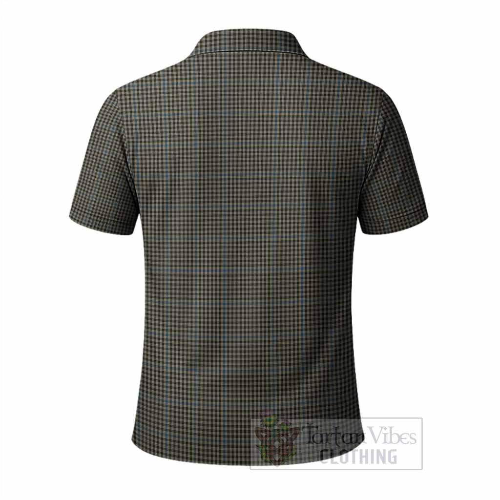 Haig Tartan Crest Polo Shirt Ferocious Lion Style