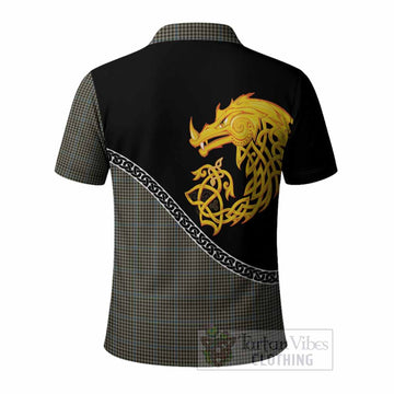Haig Tartan Crest Polo Shirt Legendary Dragon Knot Half Style
