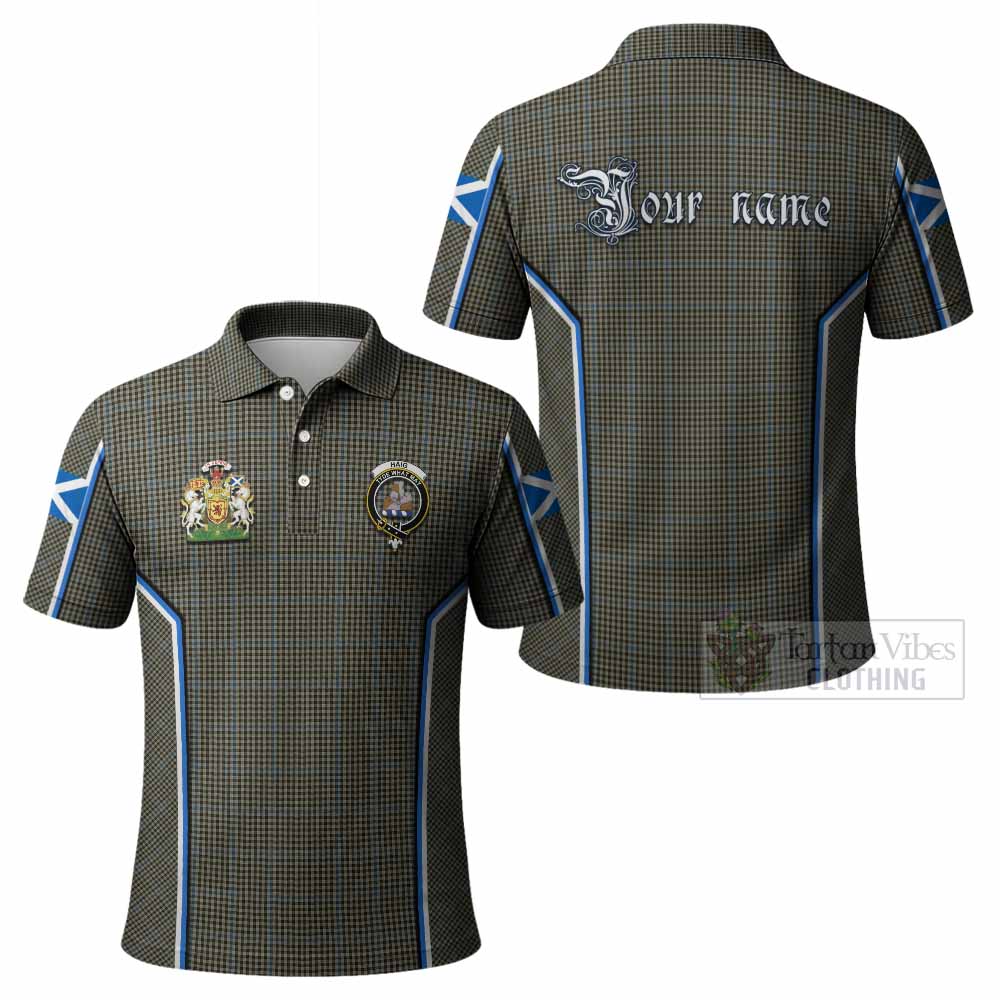 Haig Tartan Crest Polo Shirt Scotland Coat of Arm Flag Style - Tartan Vibes Clothing