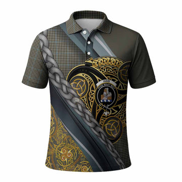 Haig Tartan Crest Polo Shirt Scottish Triskele Celtic