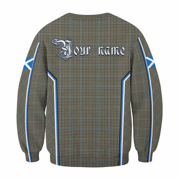 Haig Tartan Crest Sweatshirt Scotland Coat of Arm Flag Style