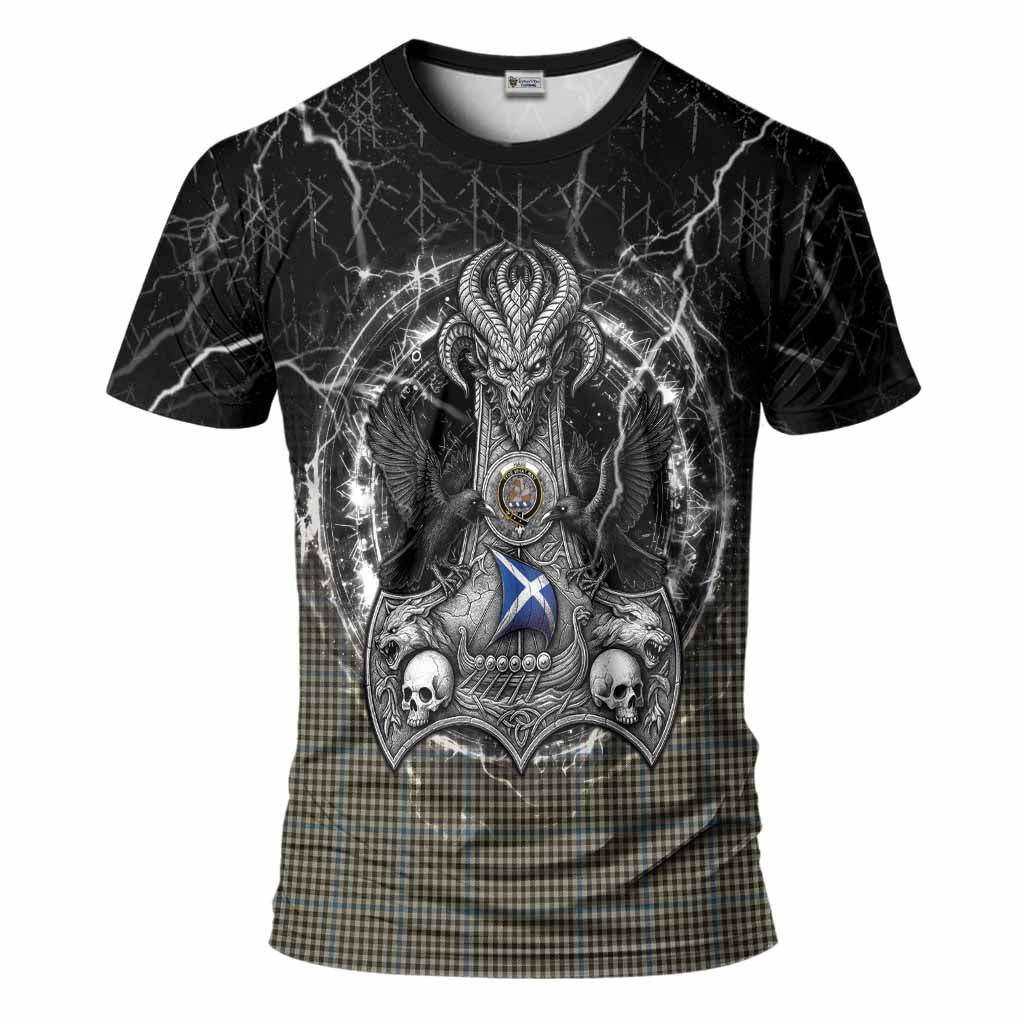 Haig Tartan Crest T-Shirt Celtic Odin's Raven Legacy