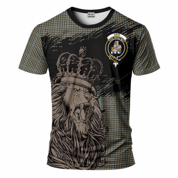 Haig Tartan Crest T-Shirt Crowned Lion Heritage Style