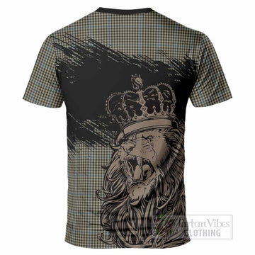 Haig Tartan Crest T-Shirt Crowned Lion Heritage Style