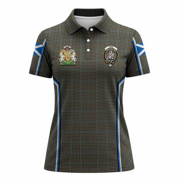 Haig Tartan Crest Women's Polo Shirt Scotland Coat of Arm Flag Style - Tartan Vibes Clothing