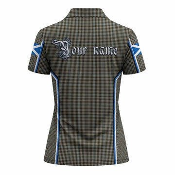 Haig Tartan Crest Women's Polo Shirt Scotland Coat of Arm Flag Style - Tartan Vibes Clothing