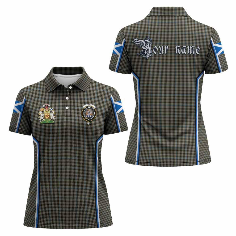 Haig Tartan Crest Women's Polo Shirt Scotland Coat of Arm Flag Style - Tartan Vibes Clothing