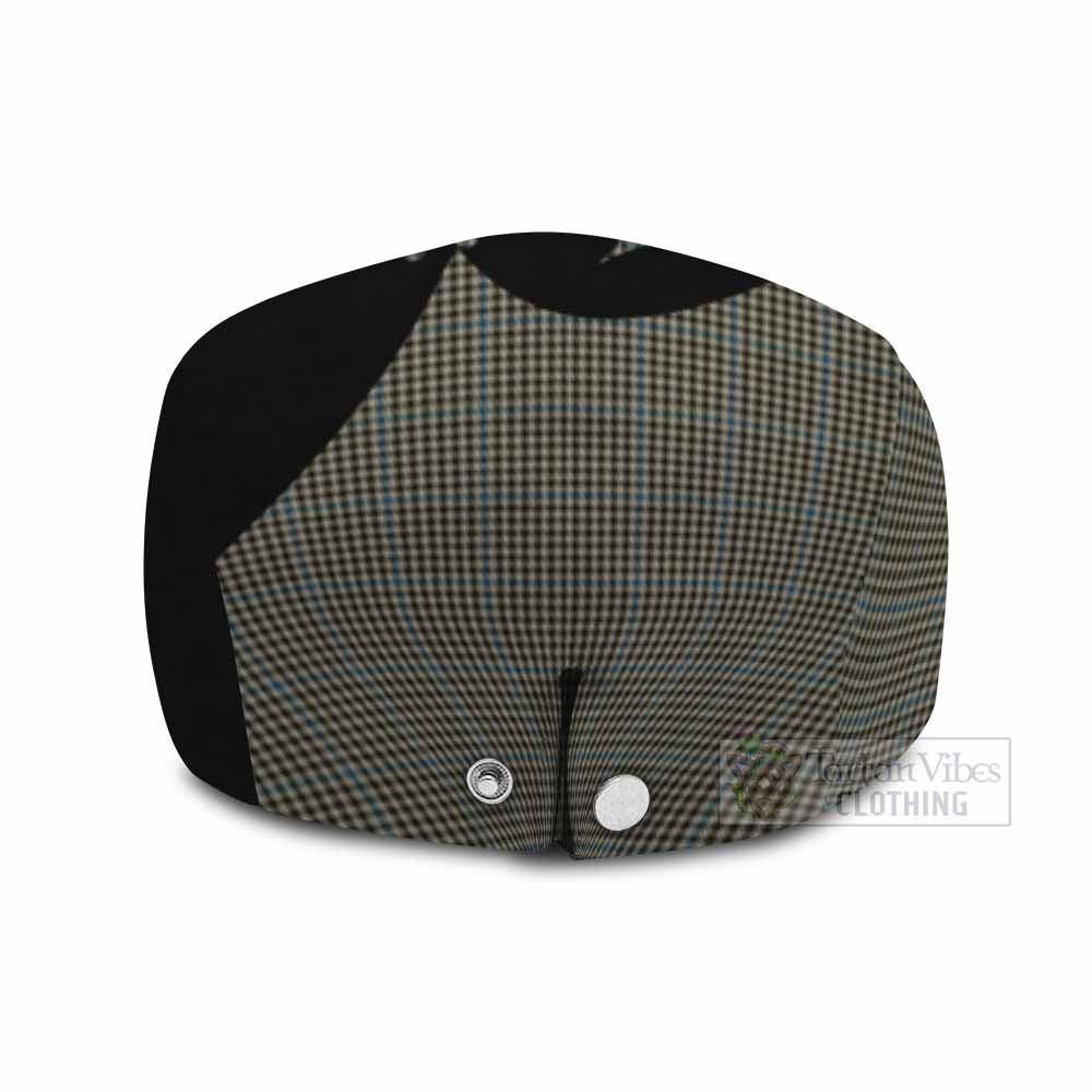 Haig Tartan Family Crest Flat Cap, Jeff Cap Scotland Thistle Floral