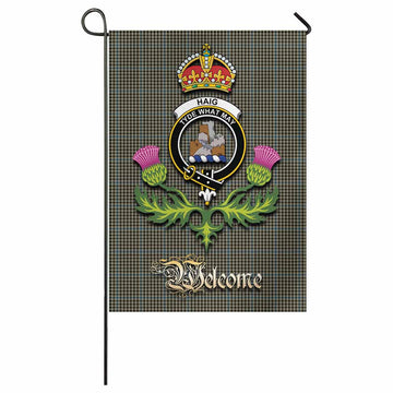 Haig Tartan Family Crest Garden Flag Royal Thistle Welcome Style - Tartan Vibes Clothing